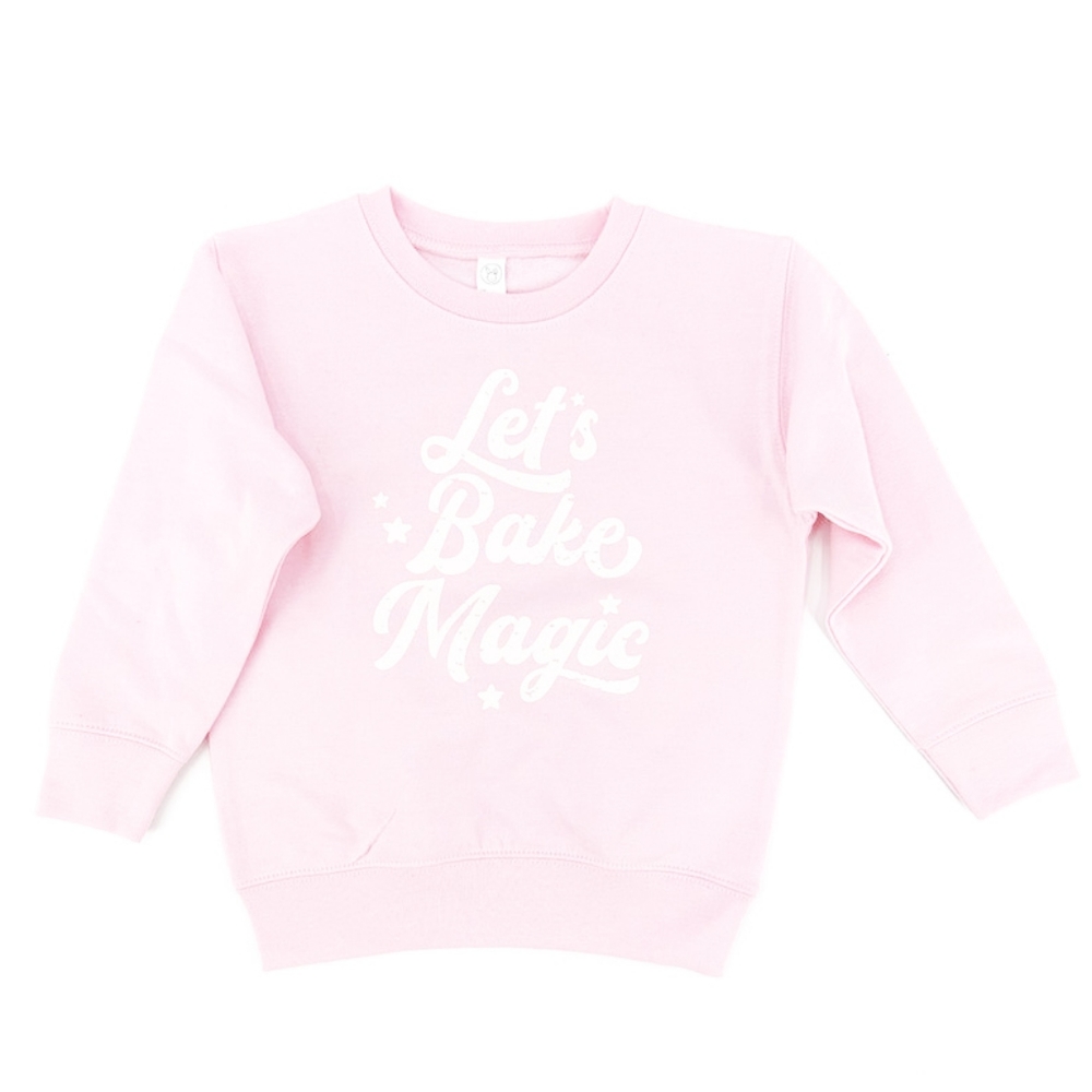 BRAND NEW The Wishing Elephant Let's Bake Magic, Pink Sweatshirt, youth small